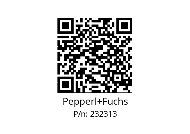   Pepperl+Fuchs 232313