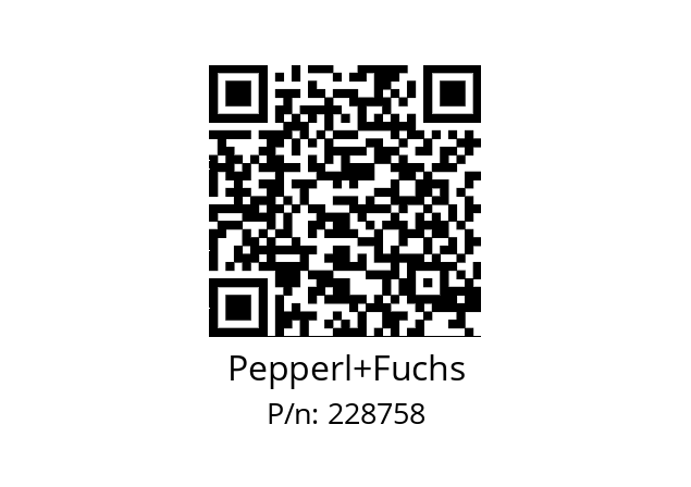   Pepperl+Fuchs 228758