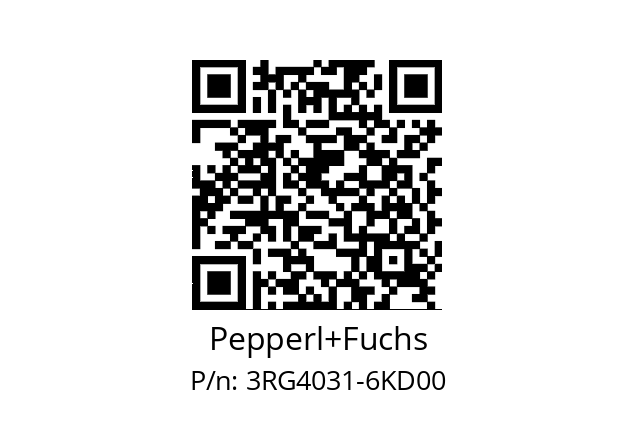   Pepperl+Fuchs 3RG4031-6KD00