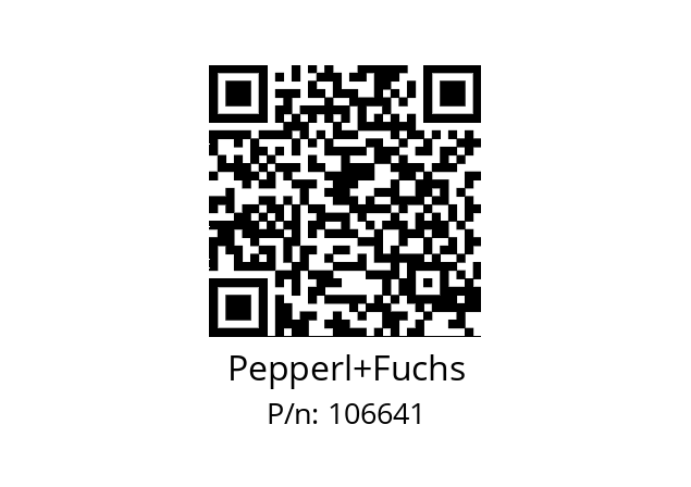   Pepperl+Fuchs 106641