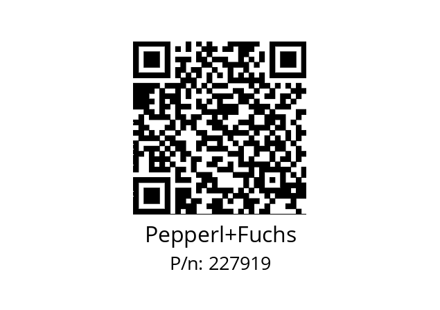   Pepperl+Fuchs 227919