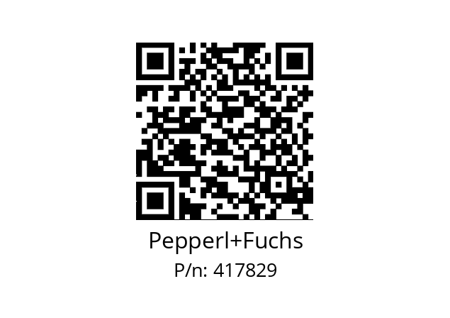   Pepperl+Fuchs 417829