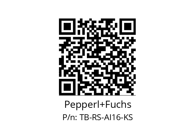   Pepperl+Fuchs TB-RS-AI16-KS