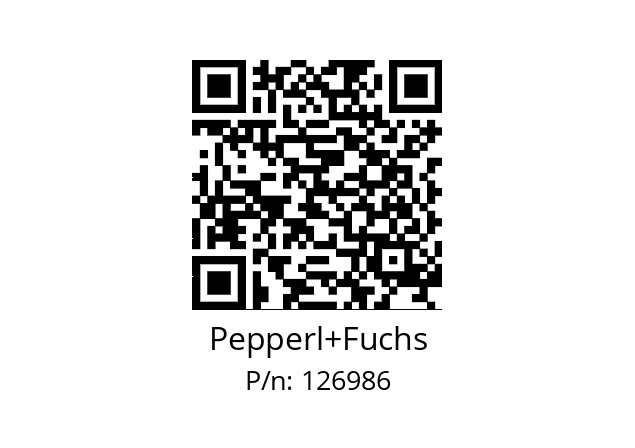   Pepperl+Fuchs 126986