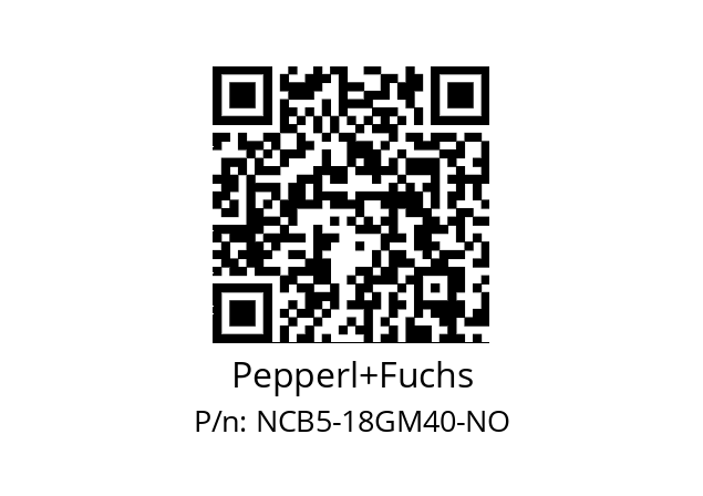   Pepperl+Fuchs NCB5-18GM40-NO