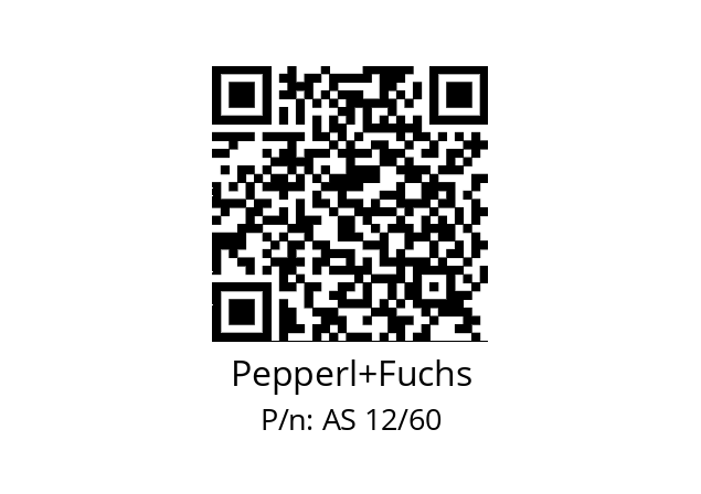   Pepperl+Fuchs AS 12/60