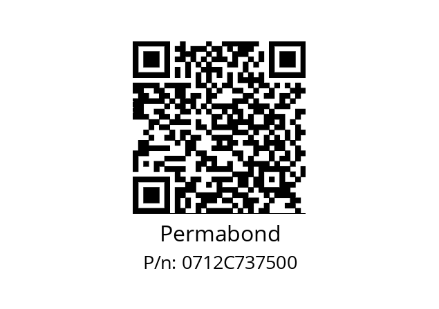   Permabond 0712C737500