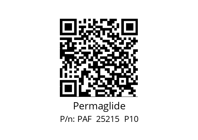   Permaglide PAF  25215  P10