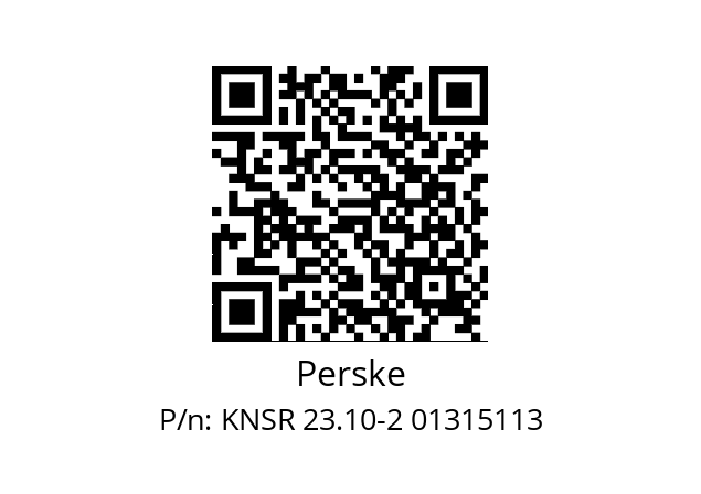   Perske KNSR 23.10-2 01315113