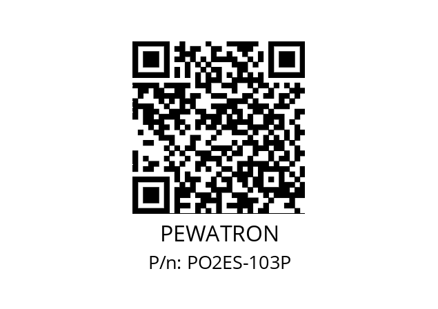   PEWATRON PO2ES-103P