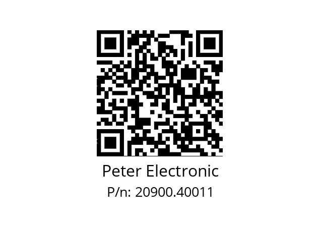   Peter Electronic 20900.40011