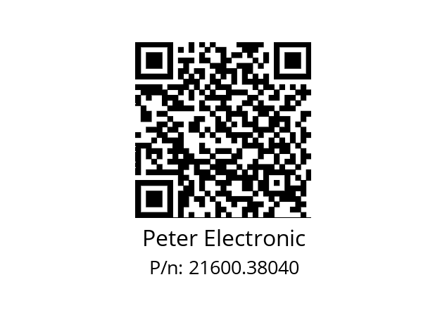   Peter Electronic 21600.38040