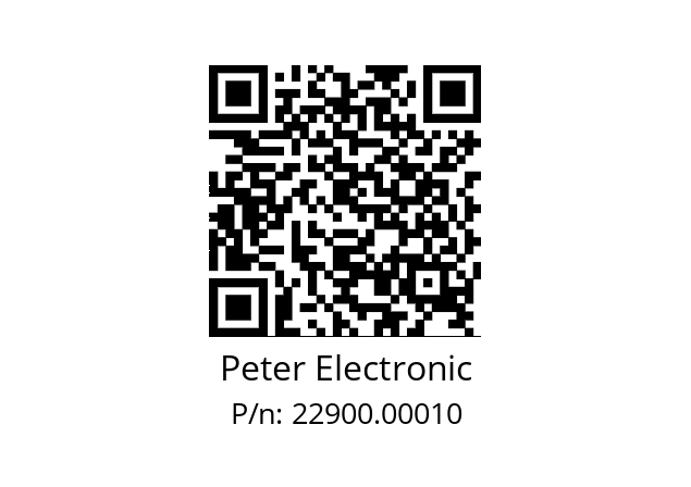   Peter Electronic 22900.00010