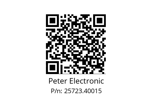   Peter Electronic 25723.40015