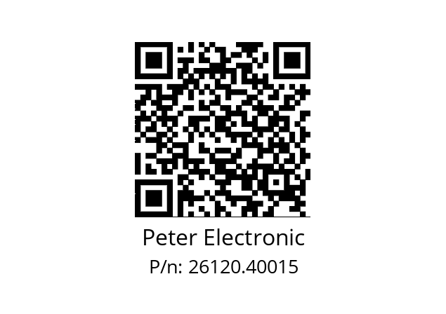   Peter Electronic 26120.40015