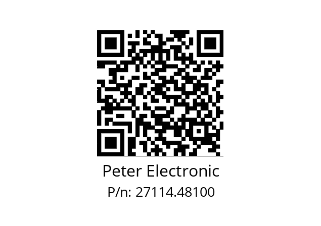   Peter Electronic 27114.48100