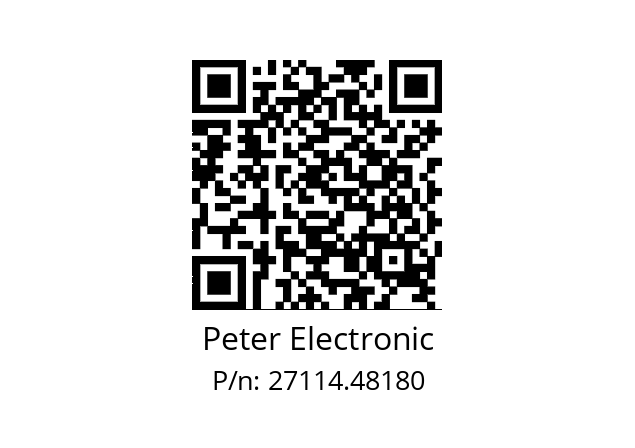   Peter Electronic 27114.48180