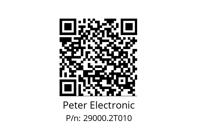   Peter Electronic 29000.2T010