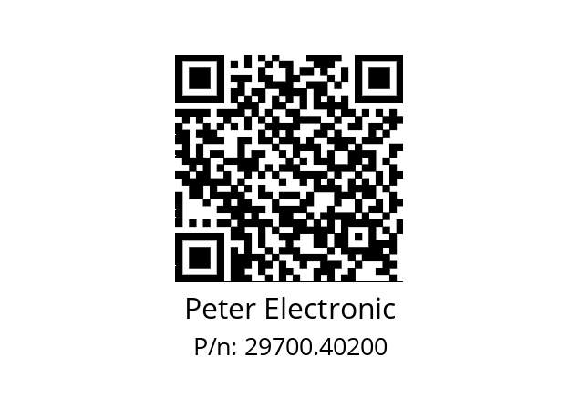   Peter Electronic 29700.40200