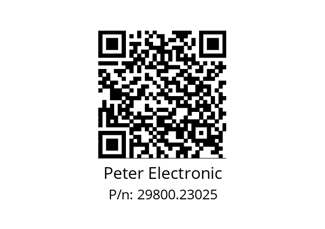   Peter Electronic 29800.23025