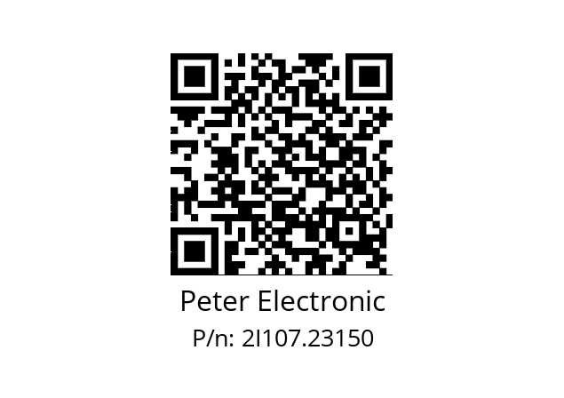   Peter Electronic 2I107.23150