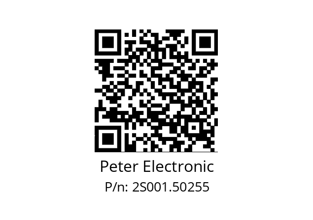   Peter Electronic 2S001.50255