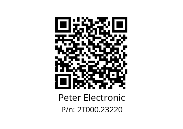   Peter Electronic 2T000.23220