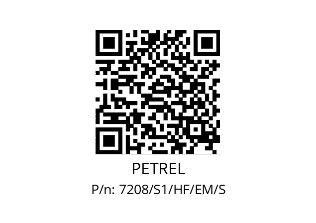   PETREL 7208/S1/HF/EM/S