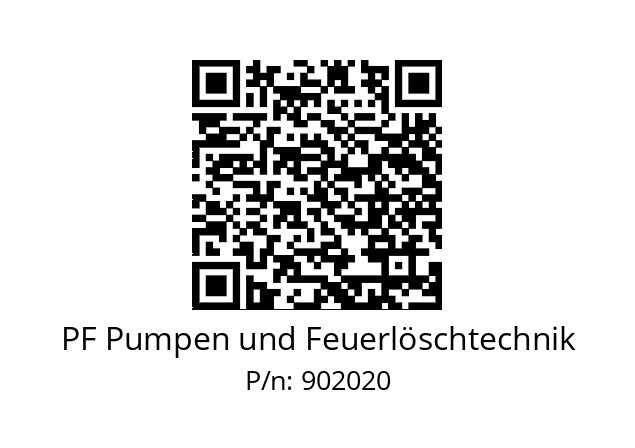   PF Pumpen und Feuerlöschtechnik 902020