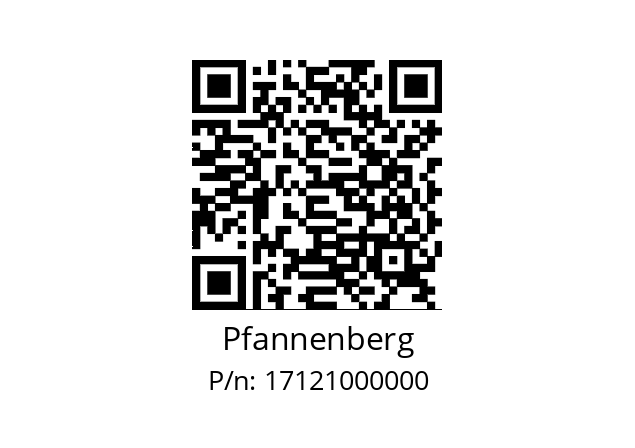   Pfannenberg 17121000000