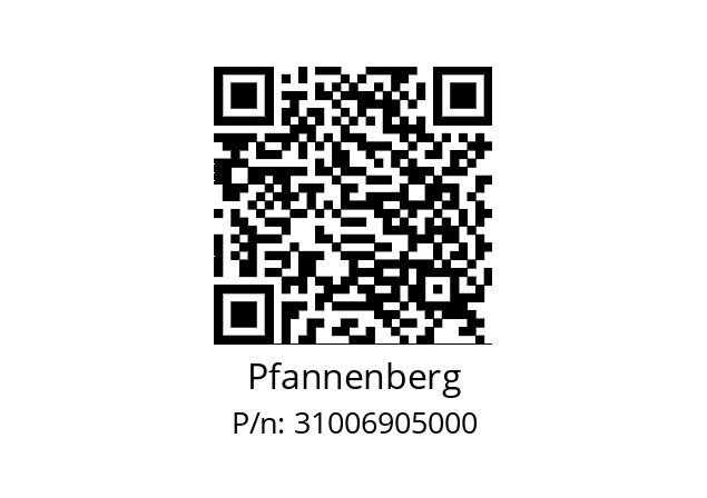   Pfannenberg 31006905000