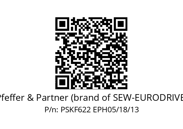   Pfeffer & Partner (brand of SEW-EURODRIVE) PSKF622 EPH05/18/13