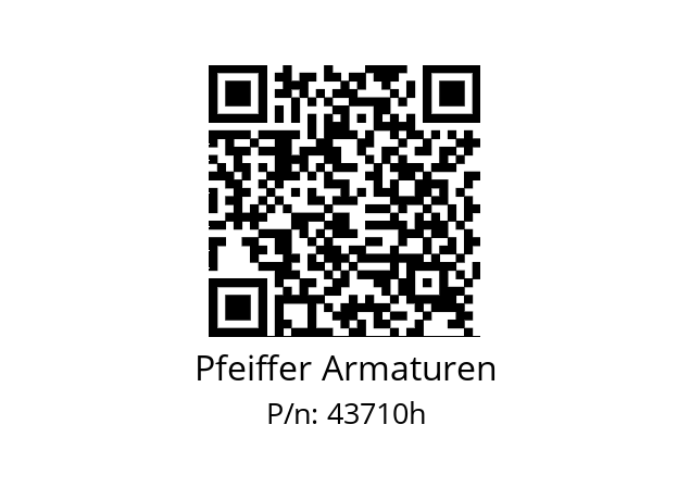   Pfeiffer Armaturen 43710h