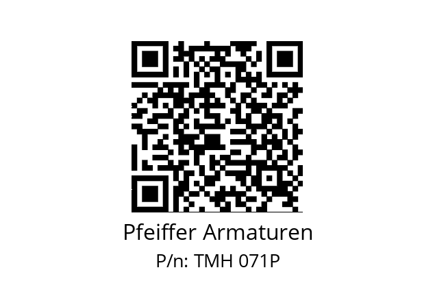   Pfeiffer Armaturen TMH 071P