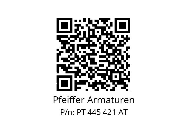   Pfeiffer Armaturen PT 445 421 AT