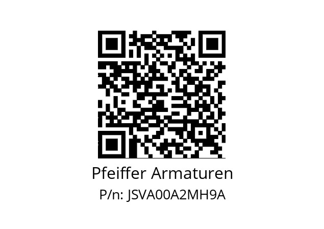   Pfeiffer Armaturen JSVA00A2MH9A