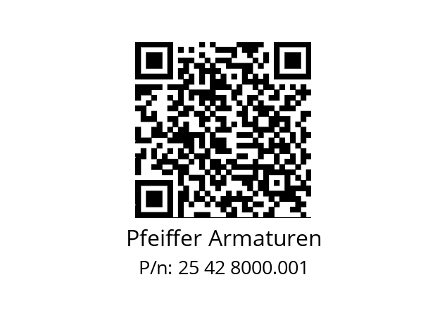   Pfeiffer Armaturen 25 42 8000.001