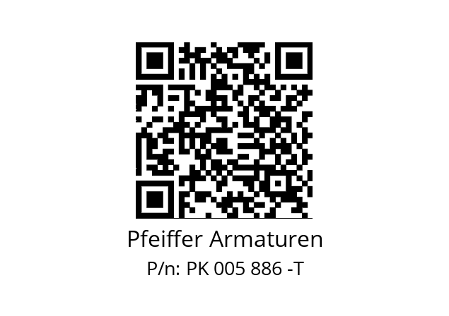   Pfeiffer Armaturen PK 005 886 -T