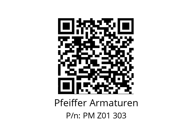   Pfeiffer Armaturen PM Z01 303