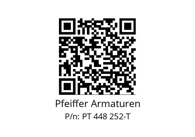   Pfeiffer Armaturen PT 448 252-T