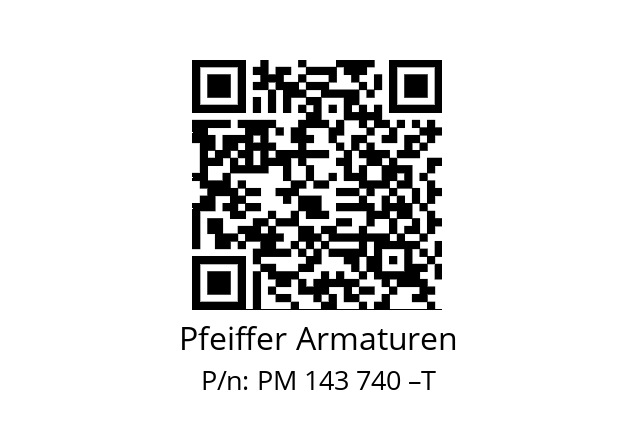   Pfeiffer Armaturen PM 143 740 –T