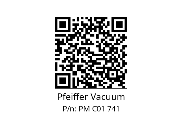   Pfeiffer Vacuum PM C01 741