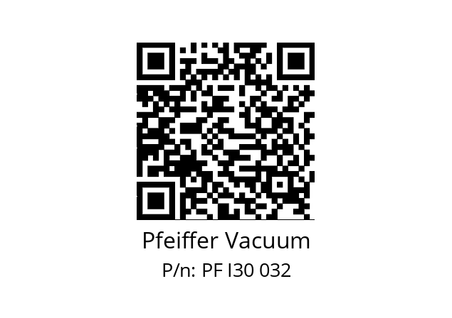   Pfeiffer Vacuum PF I30 032