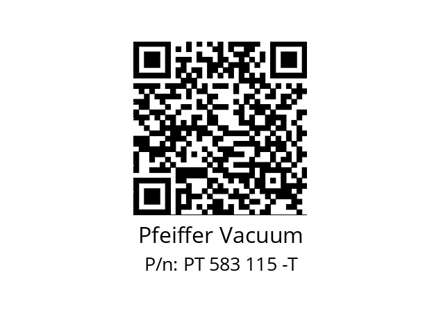   Pfeiffer Vacuum PT 583 115 -T