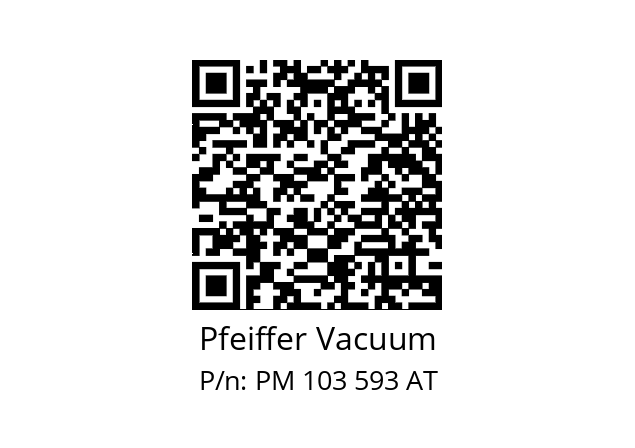  PM 103 593 AT Pfeiffer Vacuum PM 103 593 AT