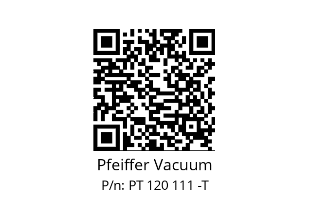   Pfeiffer Vacuum PT 120 111 -T