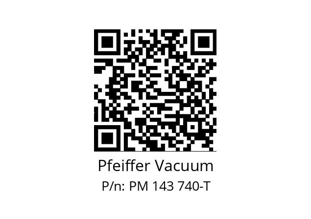   Pfeiffer Vacuum PM 143 740-T