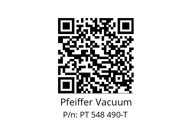   Pfeiffer Vacuum PT 548 490-T 