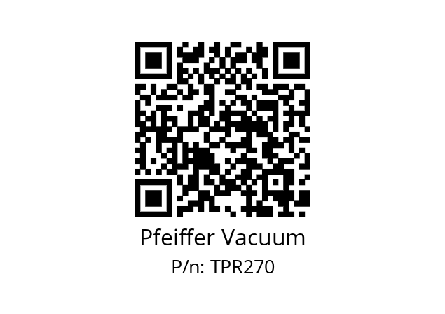   Pfeiffer Vacuum TPR270