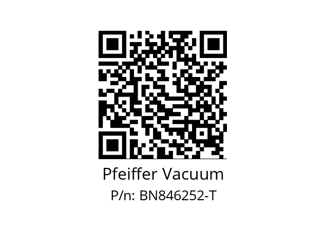   Pfeiffer Vacuum BN846252-T